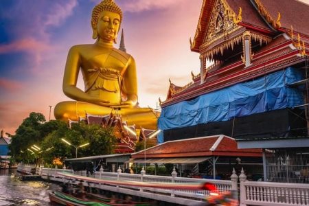 Bangkok Canal Tour with Wat Paknum Phasi Charoen | Half Day Tour (Join Tour)
